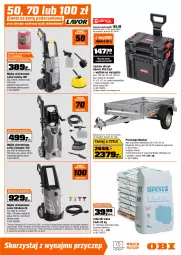 Gazetka promocyjna Obi - Gazetka OBI - Gazetka - ważna od 05.05 do 05.05.2026 - strona 15 - produkty: Top, Ser, Mop, Wylewka samopoziomująca, Tablet, Walizka, Klej, Perła, Grunt, Gala, Myjka ciśnieniowa