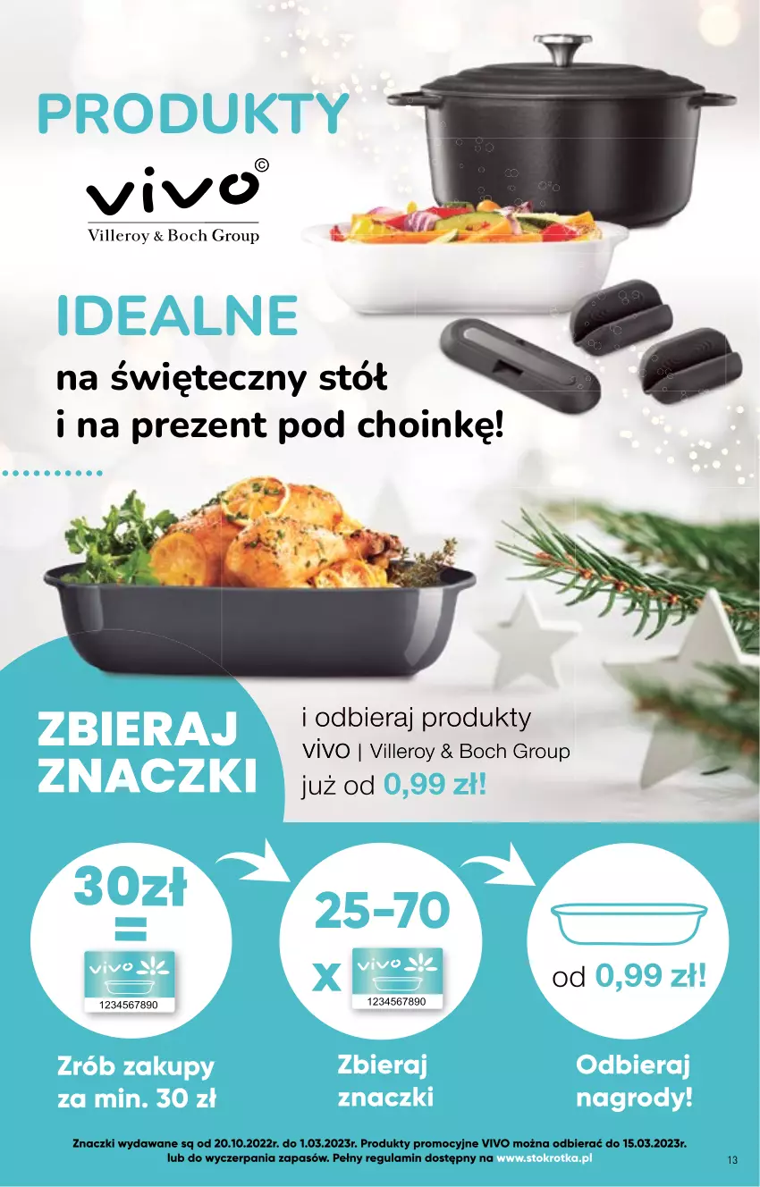 Gazetka promocyjna Stokrotka - Supermarket - ważna 22.12 do 28.12.2022 - strona 13 - produkty: Stół