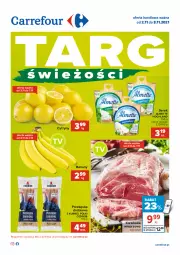 Gazetka promocyjna Carrefour - Gazetka Głosuj na produkty - Gazetka - ważna od 01.11 do 01.11.2021 - strona 1 - produkty: Banany, Ser, Karkówka wieprzowa, Cytryny, Serek, Hochland, Almette