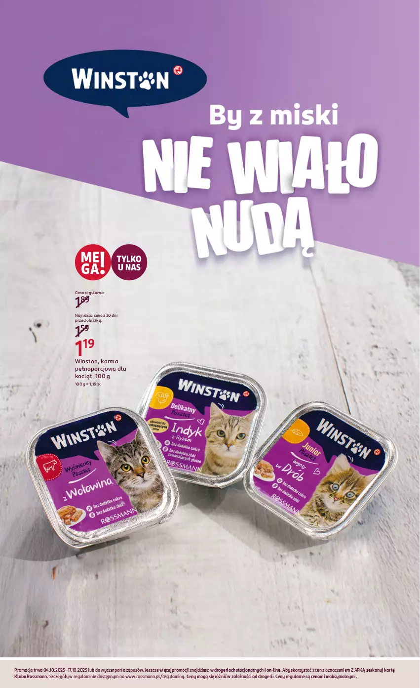 Gazetka promocyjna Rossmann - 4 października - ważna 04.10 do 17.10.2025 - strona 2 - produkty: Koc, Por, Winston