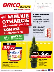 Gazetka promocyjna Bricomarche - Gazetka - Gazetka - ważna od 01.04 do 01.04.2023 - strona 1 - produkty: Gra, O nas, Dekoral, Telewizor, Farba akrylowa, Kompresor, Podkład, Fa