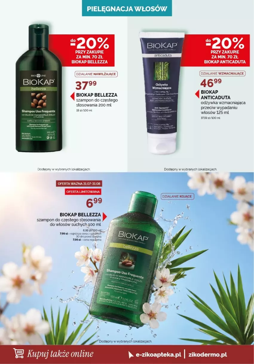 Gazetka promocyjna Ziko - Gazetka Ziko Dermo - ważna 30.07 do 12.08.2026 - strona 16 - produkty: Bell, Biokap, Fa, Okap, Pielęgnacja włosów, Por, Szampon