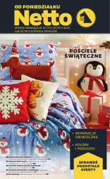 Gazetka promocyjna Netto - Od Poniedziałku Przemysłowa - Gazetka - ważna od 15.11 do 15.11.2025 - strona 1 - produkty: Pingwin, Koc, Pościel, Poduszka dekoracyjna, Poszewka, Komplet pościeli, Poduszka