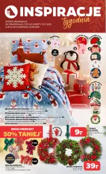 Gazetka promocyjna Netto - Od Poniedziałku Przemysłowa - Gazetka - ważna od 15.11 do 15.11.2025 - strona 2 - produkty: Pingwin, Koc, Pościel, Poduszka dekoracyjna, Poszewka, Wieniec, Komplet pościeli, Poduszka