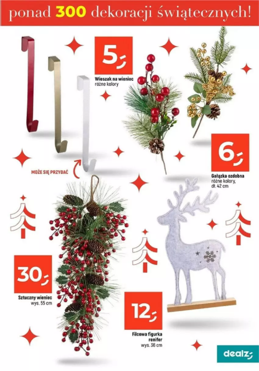 Gazetka promocyjna Dealz - ważna 12.12 do 18.12.2024 - strona 10 - produkty: Wieniec, Wieszak