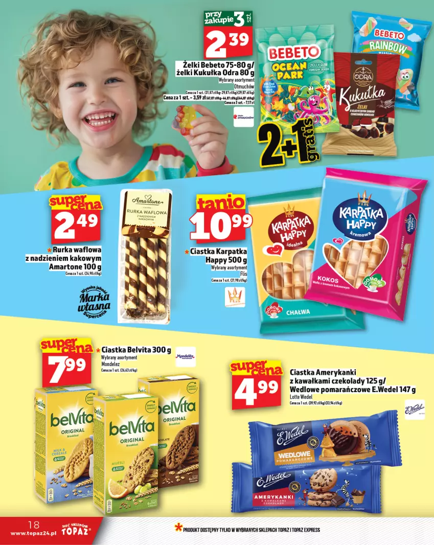 Gazetka promocyjna Topaz - Gazetka - ważna 30.01 do 05.02.2025 - strona 18 - produkty: BelVita, Ciastka, Gin, Karp, Kawa, Mop, Top