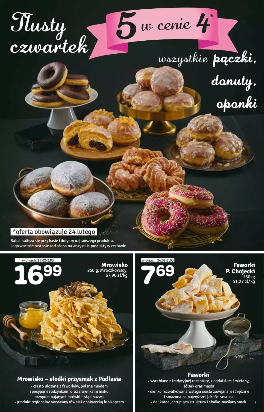 Gazetka promocyjna Stokrotka - Market - ważna 24.02 do 02.03.2022 - strona 7 - produkty: Donut, HP, Nuty