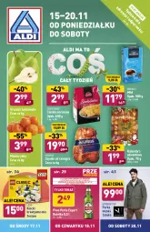 Gazetka promocyjna Aldi - Gazetka - ważna od 20.11 do 20.11.2021 - strona 1 - produkty: Piwa, Piwo, Ciastka, Krakus, Por, Gra, Tera, Parka, LEGO, Szynka, Perła, Reichsgraf, Klocki, Kalendarz, Kalendarz adwentowy