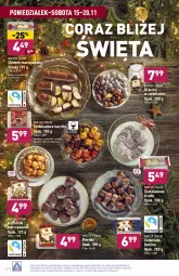 Gazetka promocyjna Aldi - Gazetka - ważna od 20.11 do 20.11.2021 - strona 12 - produkty: Piernik, Orzechy w czekoladzie, Kartofelki marcepanowe, Tonik, Baton, Chleb, Brandy, Likier, Baryłki