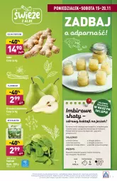 Gazetka promocyjna Aldi - Gazetka - ważna od 20.11 do 20.11.2021 - strona 3 - produkty: Kurkuma, Por, Mop, Zdrowie, Przyprawy, Pieprz, Syrop, Olej, Szpinak, Imbir, Mleko