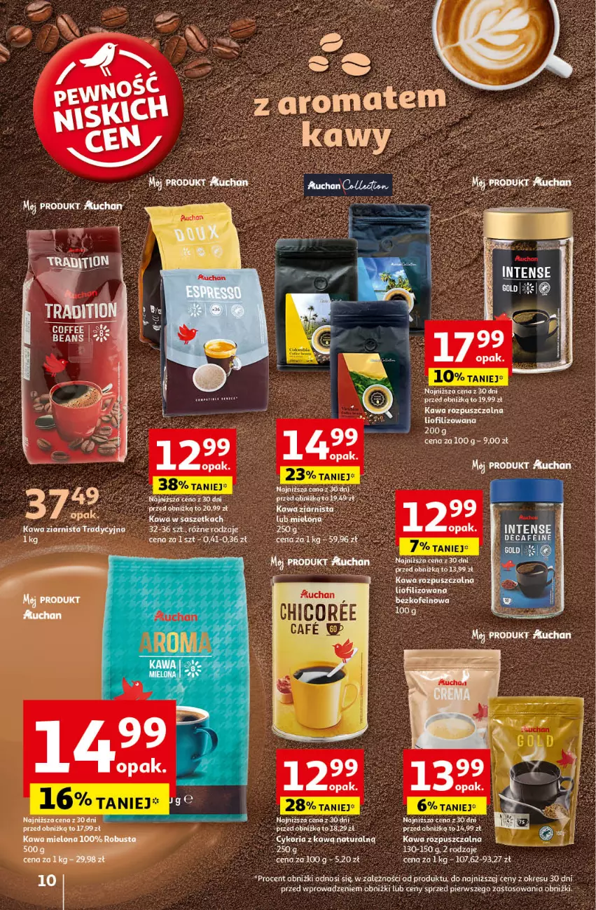 Gazetka promocyjna Auchan - Pewność Niskich Cen Hipermarket - ważna 24.10 do 30.10.2024 - strona 12 - produkty: EPEE, Kawa, Kawa mielona, Kawa rozpuszczalna, Kawa ziarnista, LG