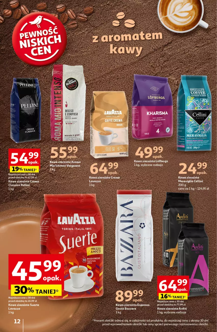 Gazetka promocyjna Auchan - Pewność Niskich Cen Hipermarket - ważna 24.10 do 30.10.2024 - strona 14 - produkty: Gra, Kawa, Kawa ziarnista, Lavazza