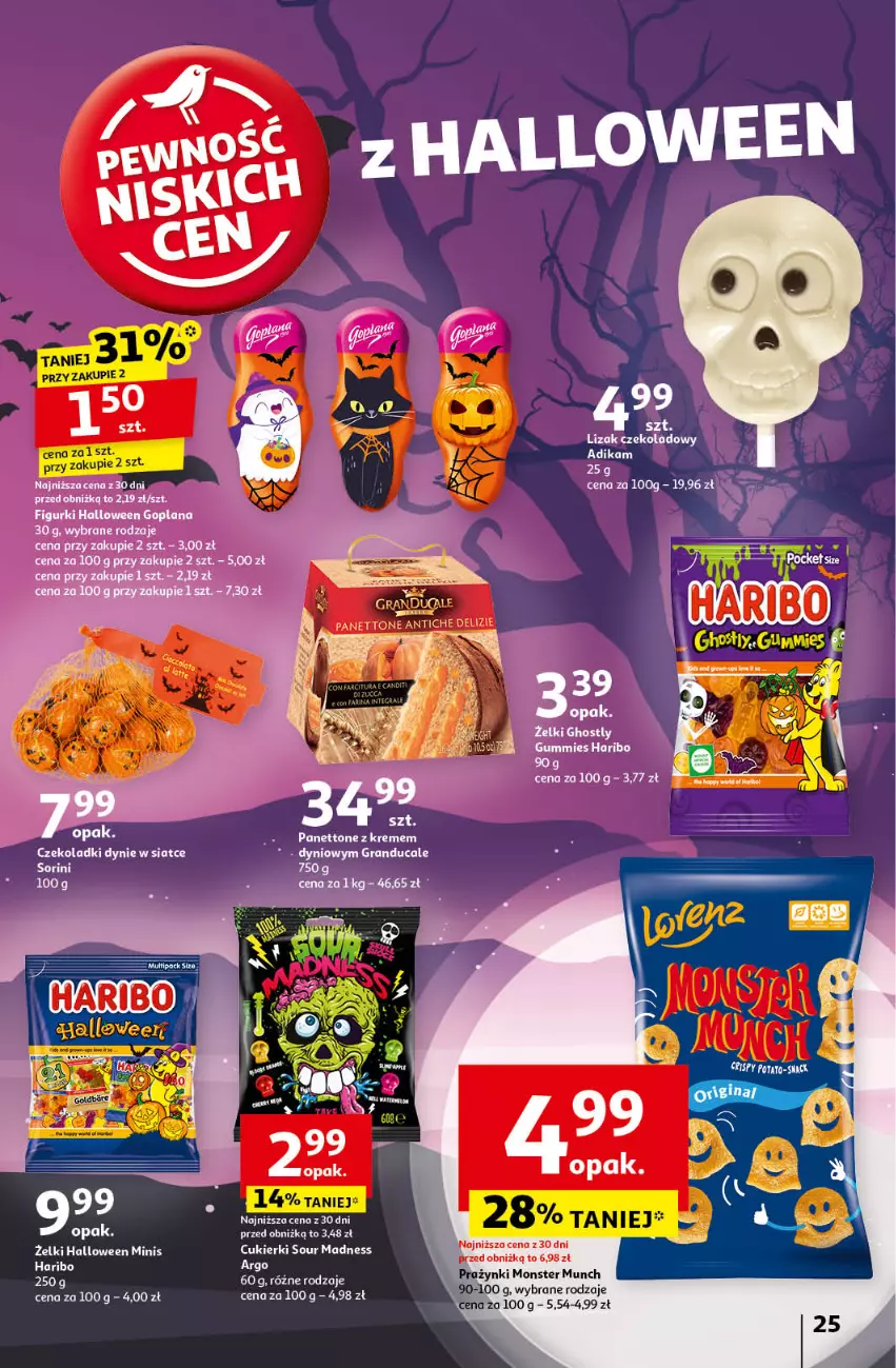 Gazetka promocyjna Auchan - Pewność Niskich Cen Hipermarket - ważna 24.10 do 30.10.2024 - strona 27 - produkty: Gala, Goplana, Gra, Haribo, LANA, Monster Munch