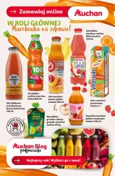 Gazetka promocyjna Auchan - Pewność Niskich Cen Hipermarket - Gazetka - ważna od 30.10 do 30.10.2024 - strona 42 - produkty: Sok, Mus, Smoothie, Kubuś, Groszek, Hortex