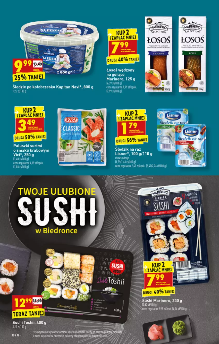 Gazetka promocyjna Biedronka - W tym tygodniu - ważna 14.06 do 19.06.2021 - strona 18 - produkty: Fa, Lisner, Surimi, Sushi