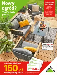Gazetka promocyjna Leroy Merlin - Gazetka Leroy Merlin - Gazetka - ważna od 23.06 do 23.06.2022 - strona 1 - produkty: Stolik, Sofa, Fotel, Ogród, Fa
