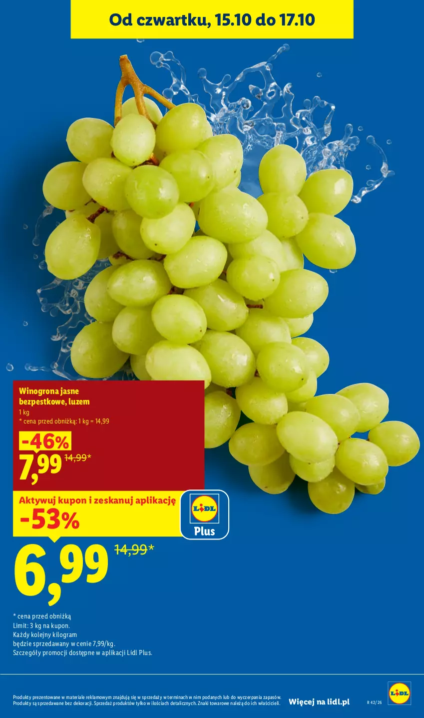 Gazetka promocyjna Lidl - Gazetka - ważna 15.10 do 17.10.2026 - strona 13 - produkty: Gra, Olej, Wino, Winogrona