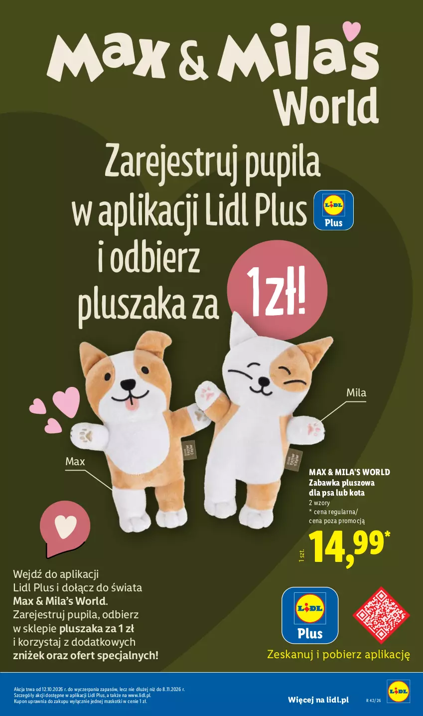 Gazetka promocyjna Lidl - Gazetka - ważna 15.10 do 17.10.2026 - strona 25 - produkty: Pluszak, Zabawka