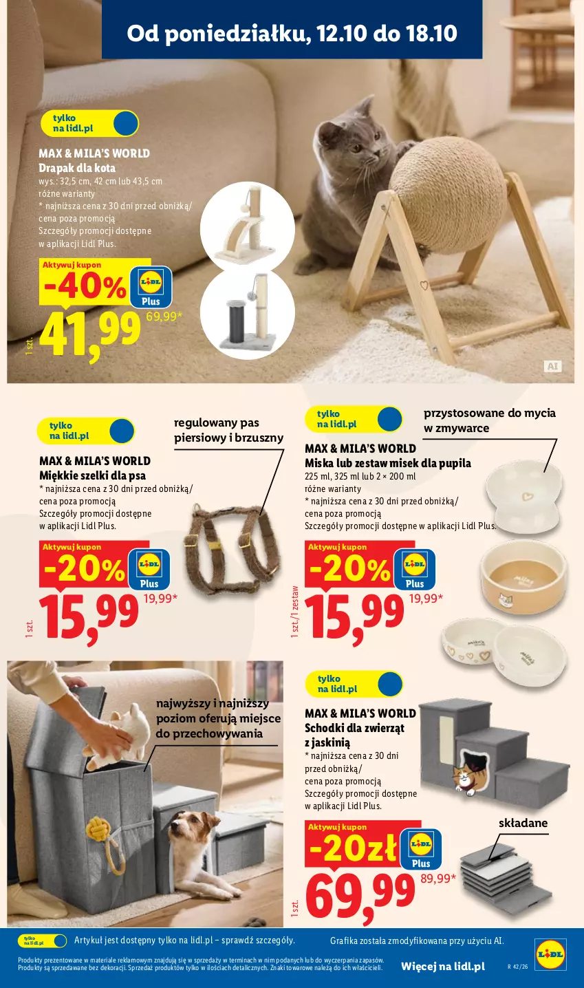 Gazetka promocyjna Lidl - Gazetka - ważna 15.10 do 17.10.2026 - strona 27 - produkty: Drapak, Gra, Grafika, Miska