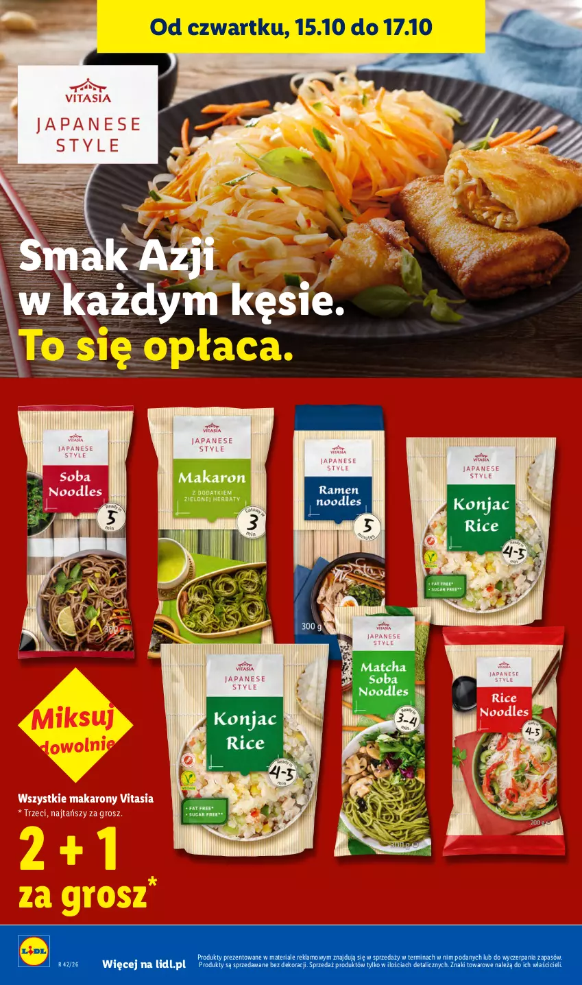 Gazetka promocyjna Lidl - Gazetka - ważna 15.10 do 17.10.2026 - strona 56 - produkty: Makaron