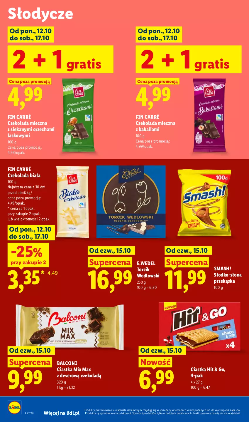 Gazetka promocyjna Lidl - Gazetka - ważna 15.10 do 17.10.2026 - strona 86 - produkty: Alcon, Ciastka, Czekolada, Czekolada mleczna, Deser, Gra, Ser