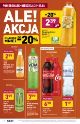 Gazetka promocyjna Aldi - Gazetka - ważna od 26.06 do 26.06.2021 - strona 16 - produkty: Sok pomarańczowy, Mandarynki, Sok, Por, Gin, Stek, Coca-Cola, Tera, Tonik, Napój gazowany, Woda mineralna, Woda, Mango, Napój, Fa