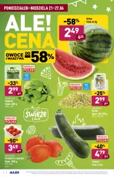 Gazetka promocyjna Aldi - Gazetka - ważna od 26.06 do 26.06.2021 - strona 2 - produkty: Warzywa, Kiełki, Owoce, Arbuz, Pomidory, Szpinak