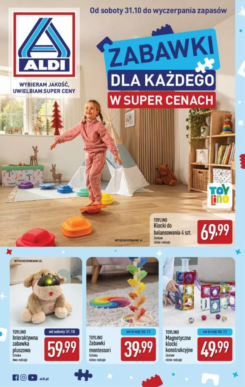 Gazetka promocyjna Aldi - Katalog zabawkowy - ważna 31.10 do 31.10.2026 - strona 1 - produkty: Fa, Klocki, Tera, Zabawka