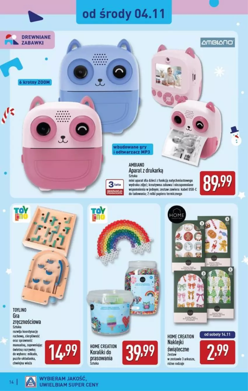 Gazetka promocyjna Aldi - Katalog zabawkowy - ważna 31.10 do 31.10.2026 - strona 14 - produkty: Dzieci, Klej, Pur, Układanka