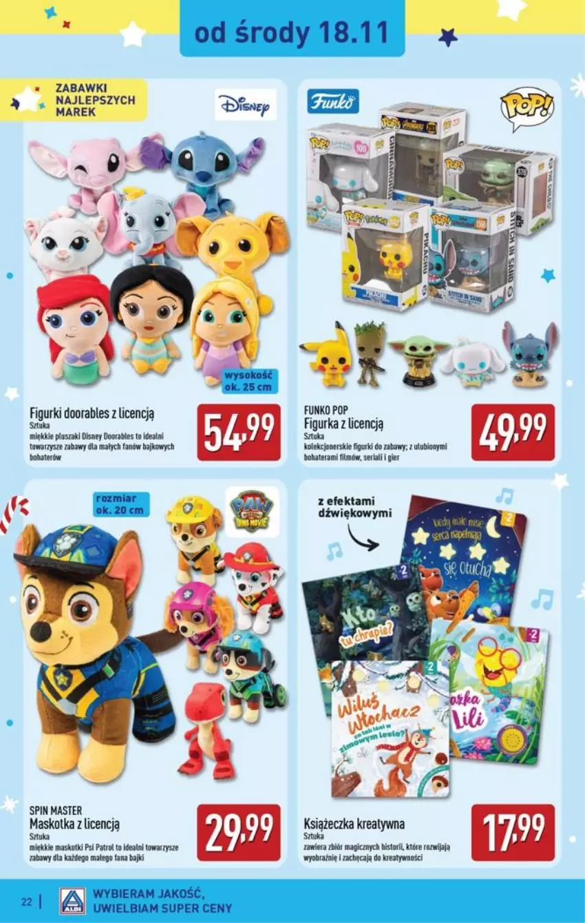 Gazetka promocyjna Aldi - Katalog zabawkowy - ważna 31.10 do 31.10.2026 - strona 22 - produkty: Dega, Fa, LEGO, Pluszak, Psi Patrol, Tera