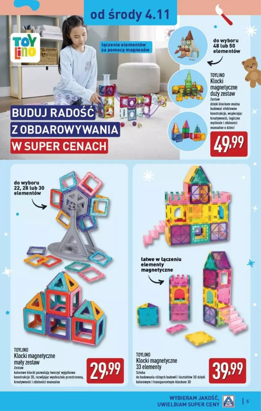 Gazetka promocyjna Aldi - Katalog zabawkowy - ważna 31.10 do 31.10.2026 - strona 5 - produkty: Klocki, Tran