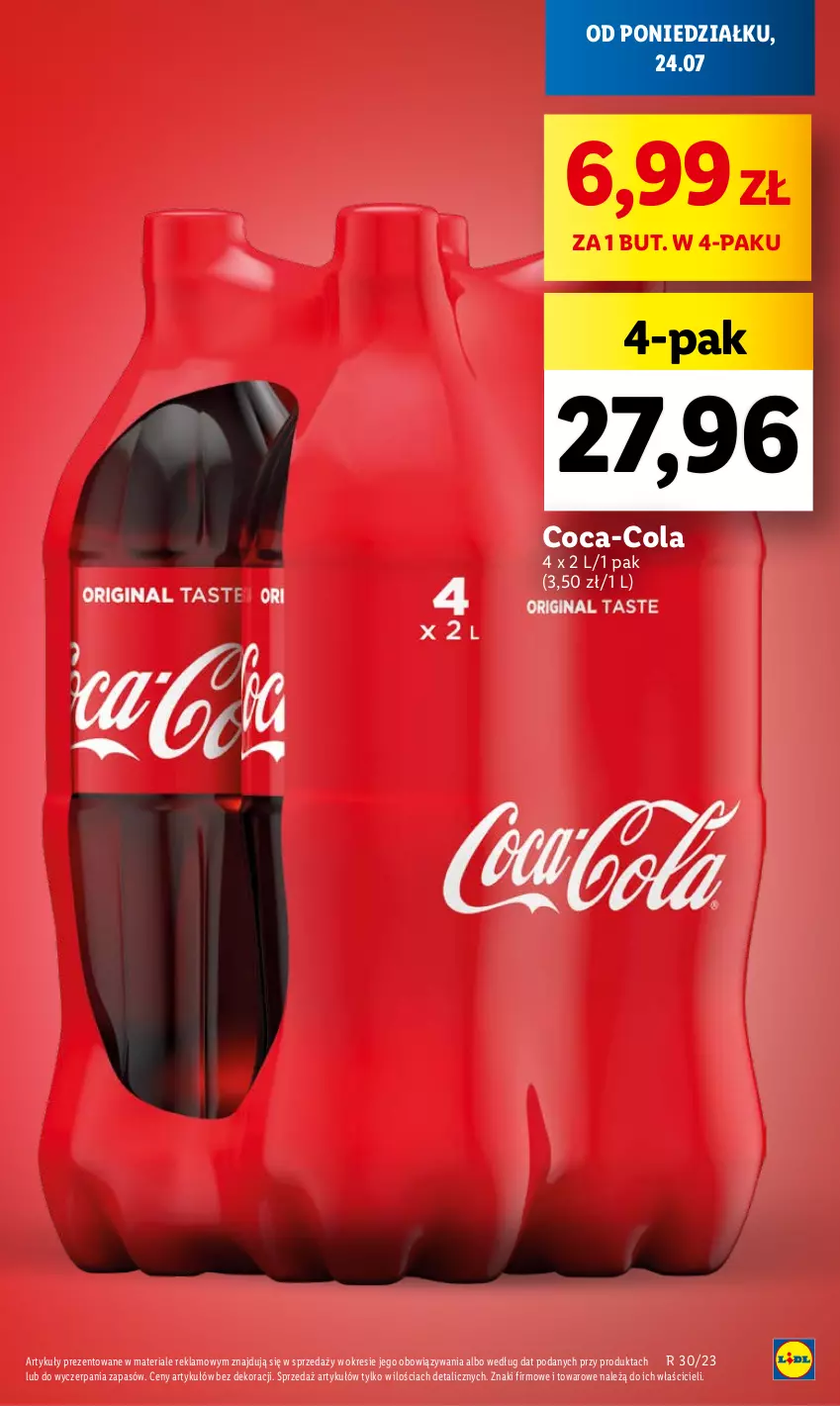 Gazetka promocyjna Lidl - GAZETKA - ważna 24.07 do 29.07.2023 - strona 11 - produkty: Coca-Cola