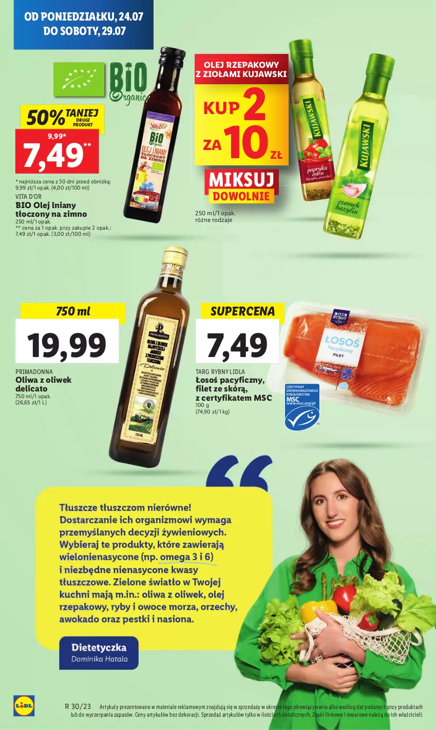 Gazetka promocyjna Lidl - GAZETKA - ważna 24.07 do 29.07.2023 - strona 28 - produkty: Kujawski, Olej, Olej rzepakowy, Oliwa, Oliwa z oliwek, Prima