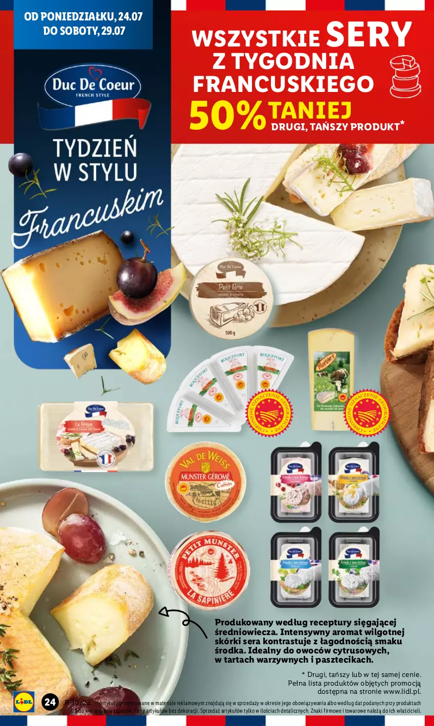 Gazetka promocyjna Lidl - GAZETKA - ważna 24.07 do 29.07.2023 - strona 36 - produkty: LG, Ser, Tarta