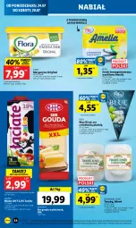 Gazetka promocyjna Lidl - GAZETKA - Gazetka - ważna od 29.07 do 29.07.2023 - strona 46 - produkty: Ser, Gin, Twaróg, Mlekovita, Serek homogenizowany, Serek, Pilos, Margaryna, Gouda, Flora, Mleko