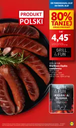 Gazetka promocyjna Lidl - GAZETKA - Gazetka - ważna od 29.07 do 29.07.2023 - strona 9 - produkty: Grill, Kiełbasa, Kiełbasa śląska