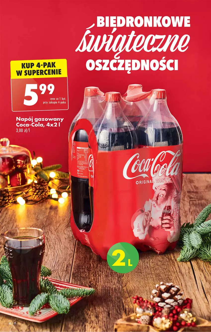 Gazetka promocyjna Biedronka - Gazetka - Biedronka.pl - ważna 20.12 do 24.12.2022 - strona 10 - produkty: Coca-Cola, Napój, Napój gazowany