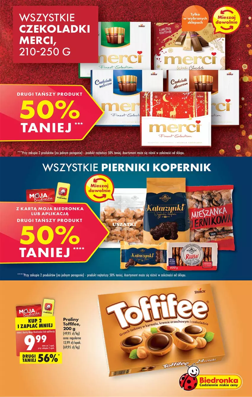 Gazetka promocyjna Biedronka - Gazetka - Biedronka.pl - ważna 20.12 do 24.12.2022 - strona 39 - produkty: Merci, Por, Toffifee