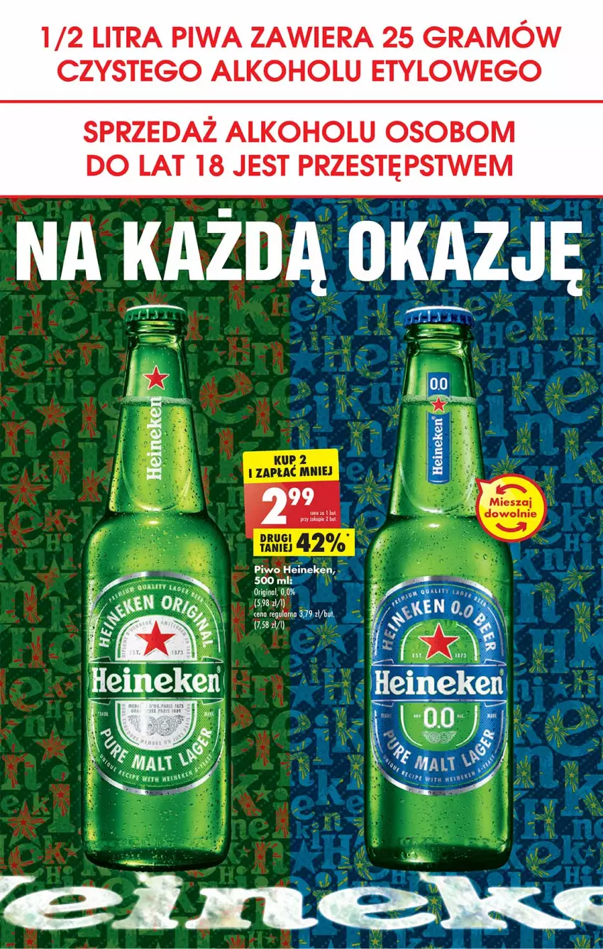 Gazetka promocyjna Biedronka - Gazetka - Biedronka.pl - ważna 20.12 do 24.12.2022 - strona 43 - produkty: Fa, Gin, Gra, Heineken, LG, Piwa, Piwo, Sos