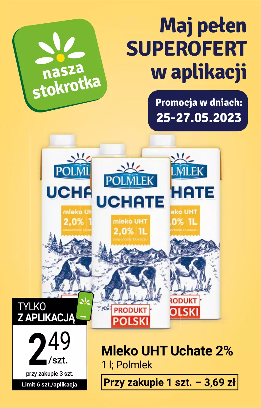 Gazetka promocyjna Stokrotka - Supermarket - ważna 25.05 do 31.05.2023 - strona 2 - produkty: Mleko, POLMLEK