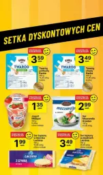 Gazetka promocyjna Delikatesy Centrum - Gazetka - ważna od 08.05 do 08.05.2024 - strona 41 - produkty: Mozzarella, Ser topiony, Top, Ser, Gra, Jogurt