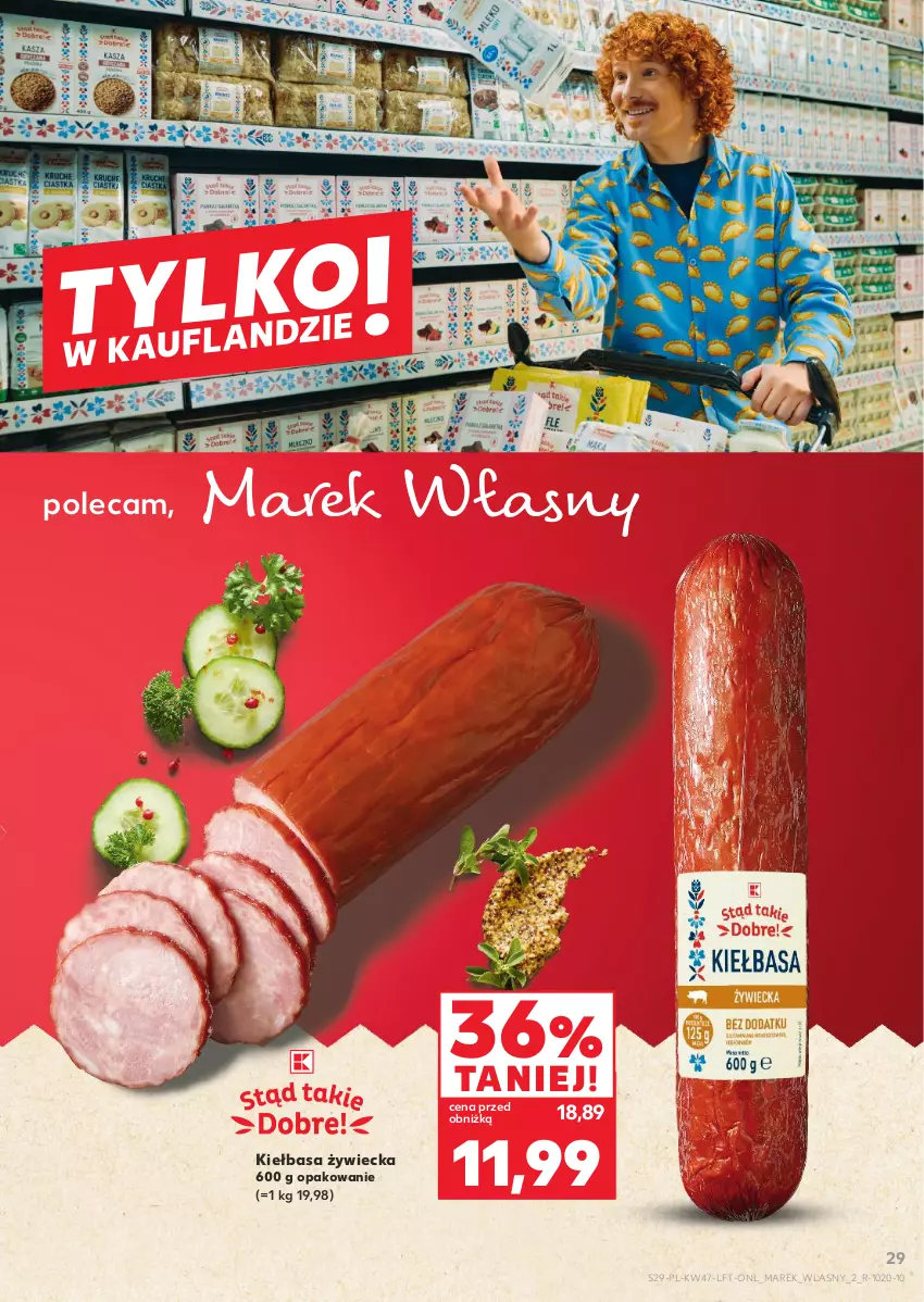 Gazetka promocyjna Kaufland - Gazetka tygodnia - ważna 20.11 do 26.11.2025 - strona 29 - produkty: Kiełbasa