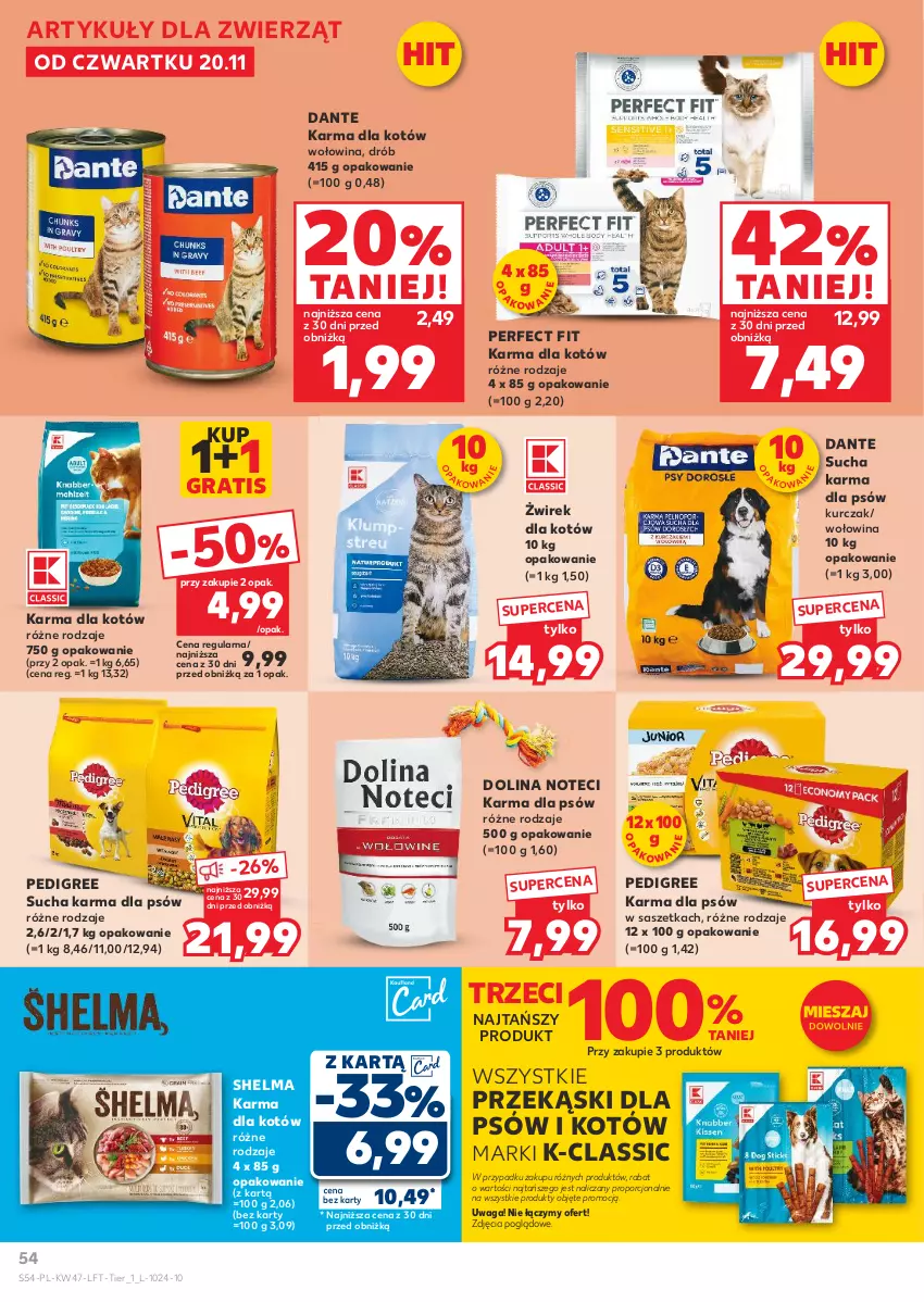 Gazetka promocyjna Kaufland - Gazetka tygodnia - ważna 20.11 do 26.11.2025 - strona 54 - produkty: Drób, Gra, Kurczak, Pedigree, Por, Sucha karma, Waga, Wołowina