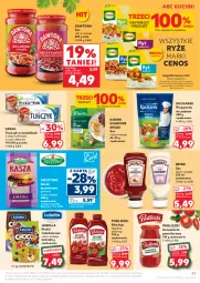 Gazetka promocyjna Kaufland - Gazetka tygodnia - Gazetka - ważna od 26.11 do 26.11.2025 - strona 39 - produkty: Lubella, Ketchup, Koncentrat pomidorowy, Dawtona, Sos, Ryż, Por, Gra, Kucharek, Bell, Kasza jęczmienna, Kawa, Tuńczyk, Danio, Cenos, Bella, Pudliszki, Waga, Graal, Kasza, Olej, Heinz, Przyprawa do potraw, Knorr