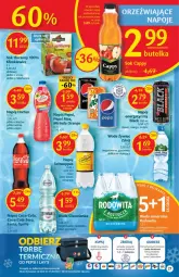 Gazetka promocyjna Delikatesy Centrum - Gazetka DC31 - Gazetka - ważna od 17.08 do 17.08.2022 - strona 27 - produkty: Sok, Mus, Pepsi max, Mirinda, Coca-Cola, Dres, Lack, Pepsi, Schweppes, Torba, Woda, Sprite, Mango, Napój, Cisowianka, Mięta, Hortex