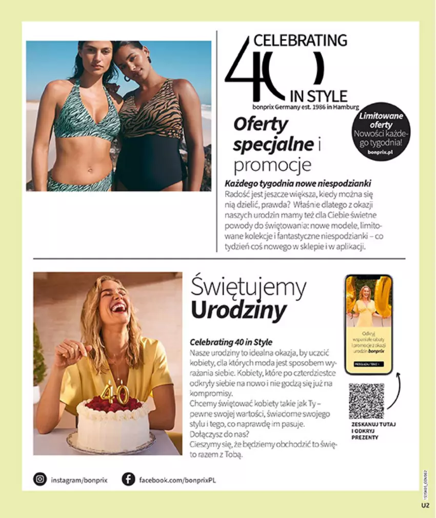 Gazetka promocyjna Bonprix - NIE MASZ W CZYM SIĘ OPALAĆ? - ważna 18.05 do 15.06.2026 - strona 2 - produkty: Fa, Fanta, Gra, Moda, O nas