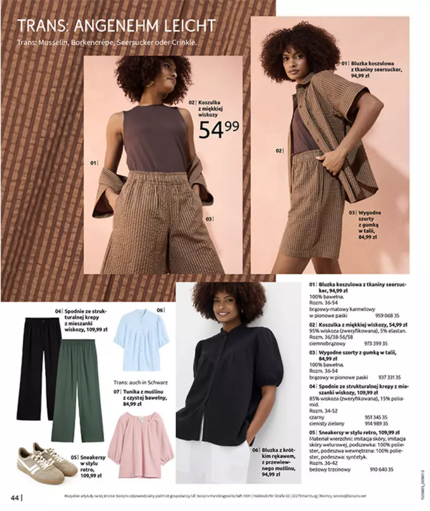 Gazetka promocyjna Bonprix - NIE MASZ W CZYM SIĘ OPALAĆ? - ważna 18.05 do 15.06.2026 - strona 46 - produkty: Fa, Ser, Tran