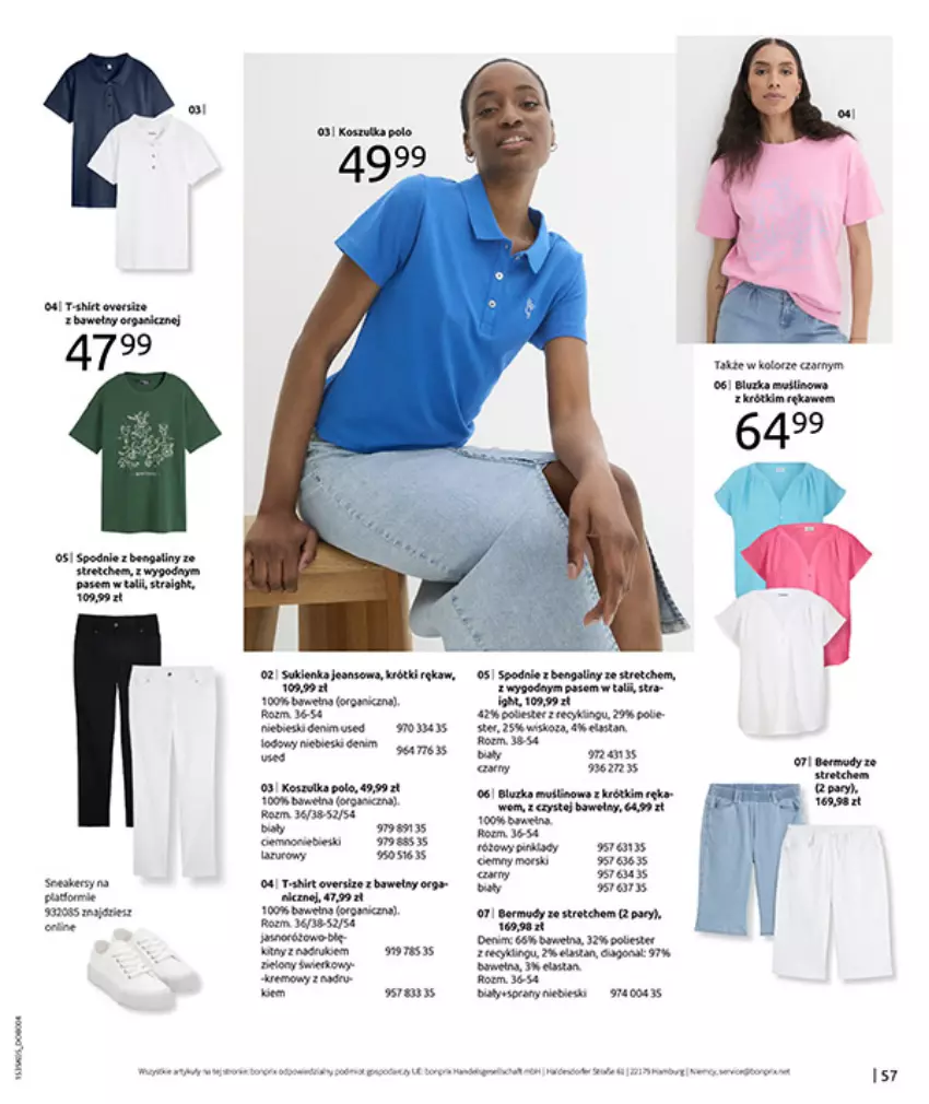 Gazetka promocyjna Bonprix - NIE MASZ W CZYM SIĘ OPALAĆ? - ważna 18.05 do 15.06.2026 - strona 59 - produkty: Bermudy, HP, Koc, Sukienka