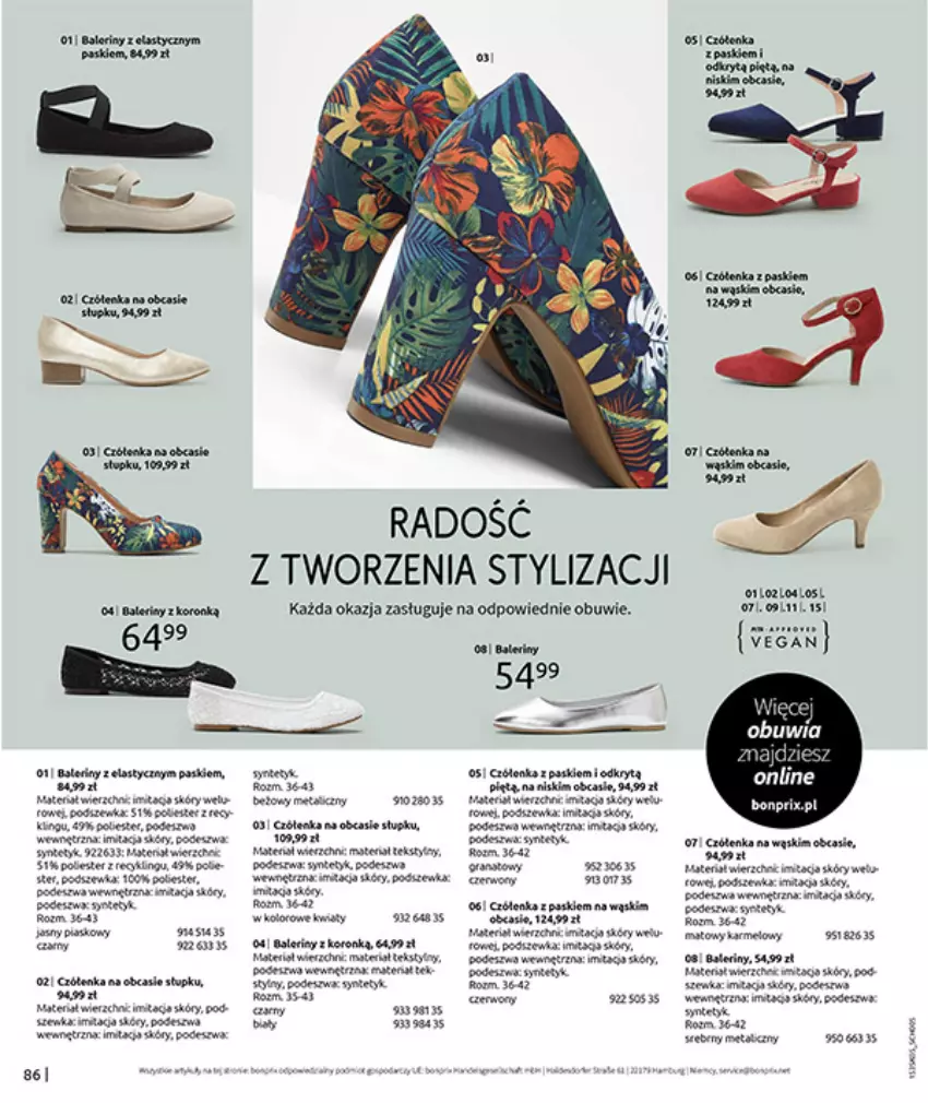 Gazetka promocyjna Bonprix - NIE MASZ W CZYM SIĘ OPALAĆ? - ważna 18.05 do 15.06.2026 - strona 88 - produkty: Acer, Anew, Baleriny, Bezy, Fa, Gra, Koc, Lody, Obuwie, Tera