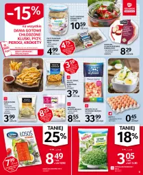 Gazetka promocyjna Selgros - Oferta spożywcza - Gazetka - ważna od 24.02 do 24.02.2021 - strona 9 - produkty: Pierogi, Makaron, Ser, Krokiety, Oliwki, Jaja, Krewetki, Frytki, Szpinak, Dania gotowe